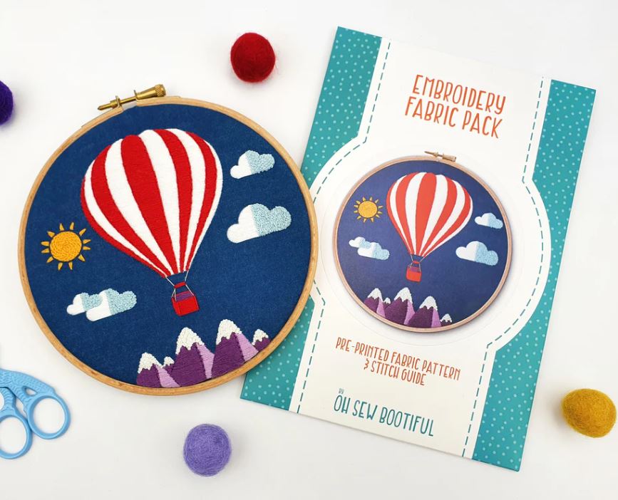 Hot Air Balloon - Fabrick Pack by Oh Sew Bootiful - WoolAnn