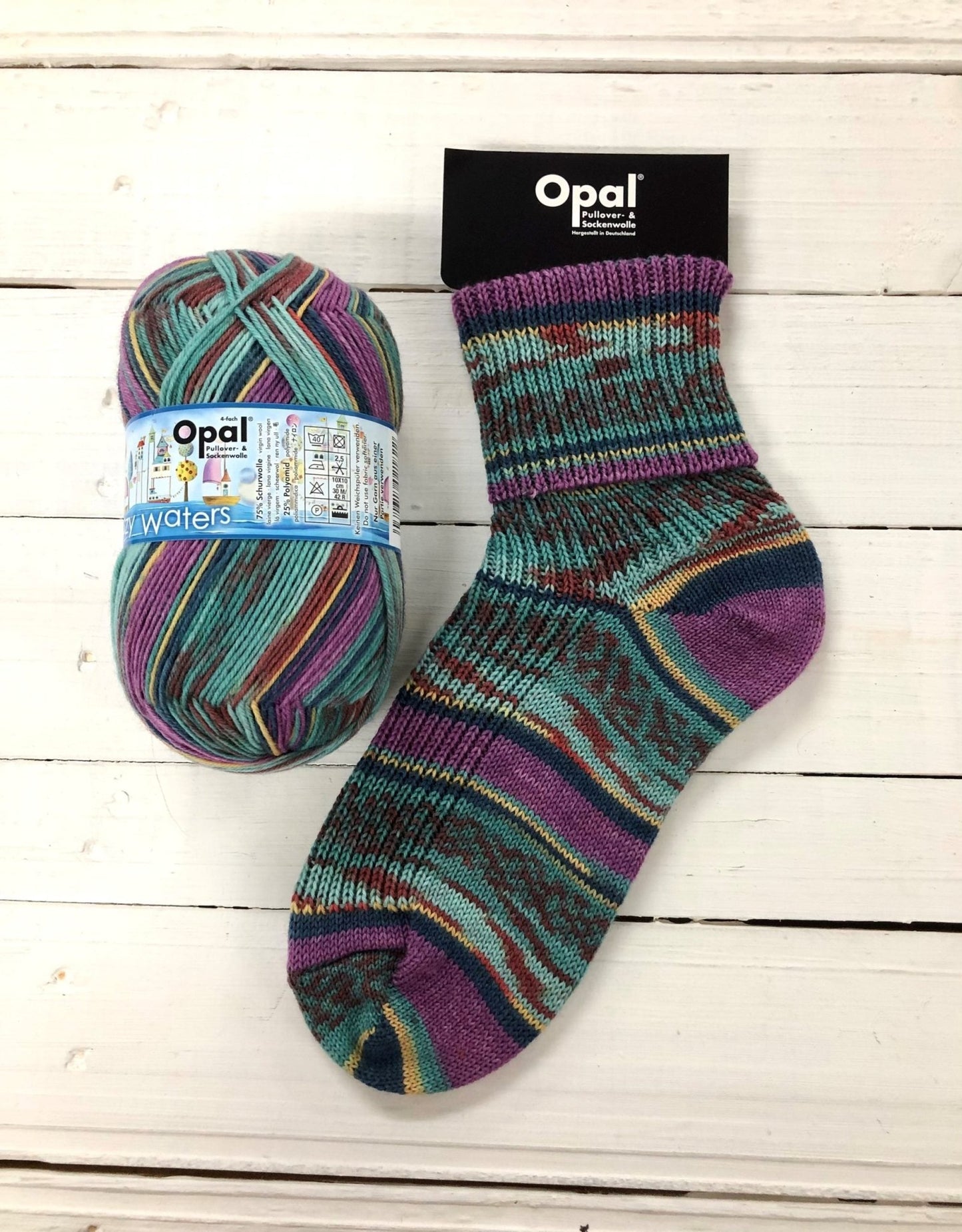 Opal Crazy Water 4ply - WoolAnn