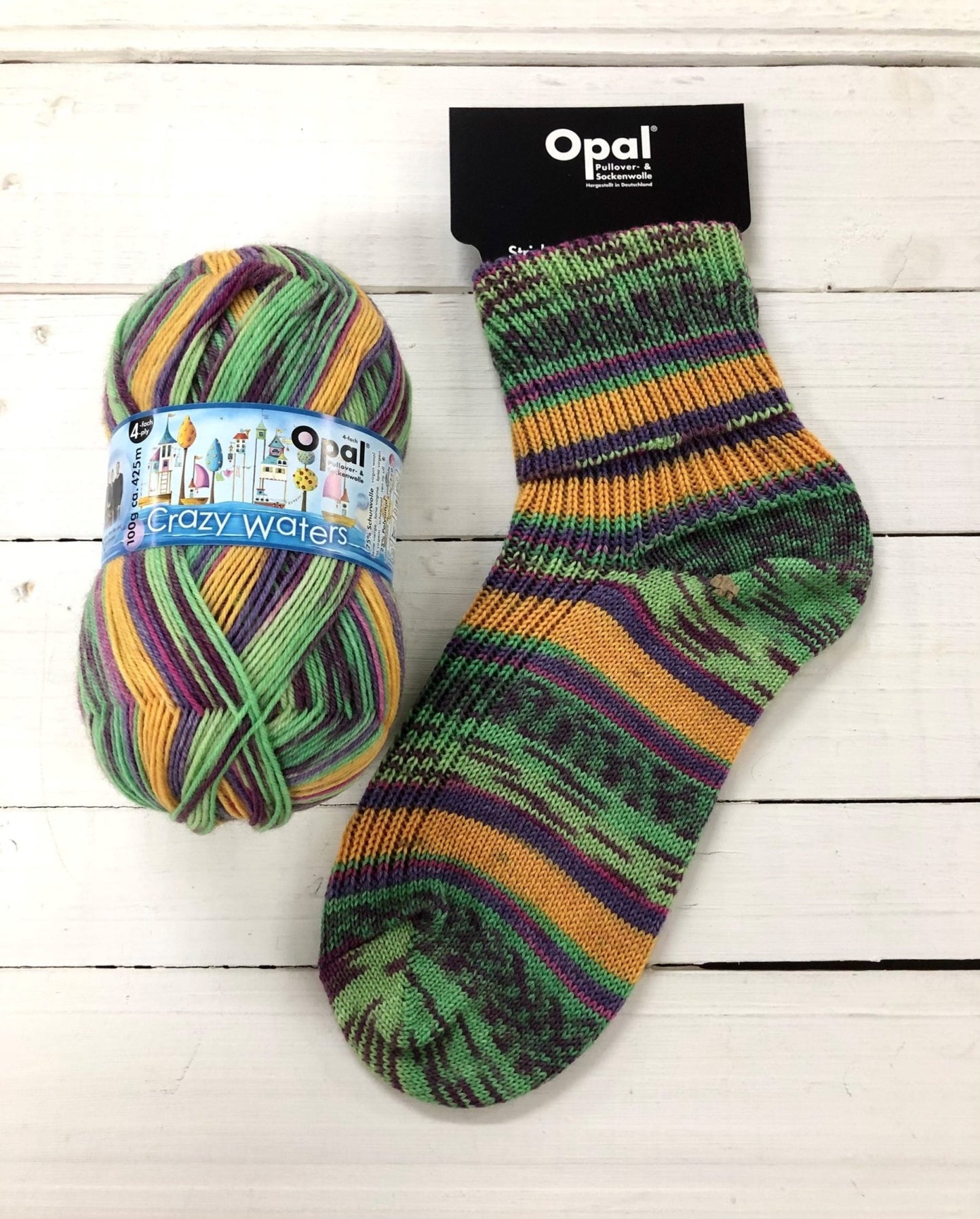 Opal Crazy Water 4ply - WoolAnn