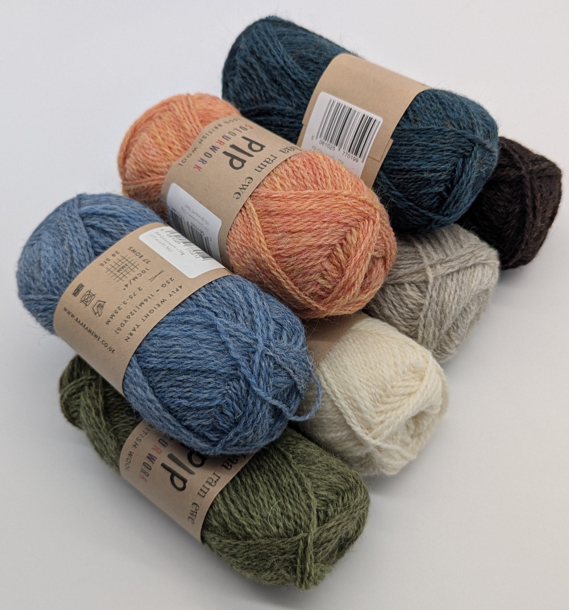 Baa Ram Ewe - Lonk Hat & Snood Kit - WoolAnn