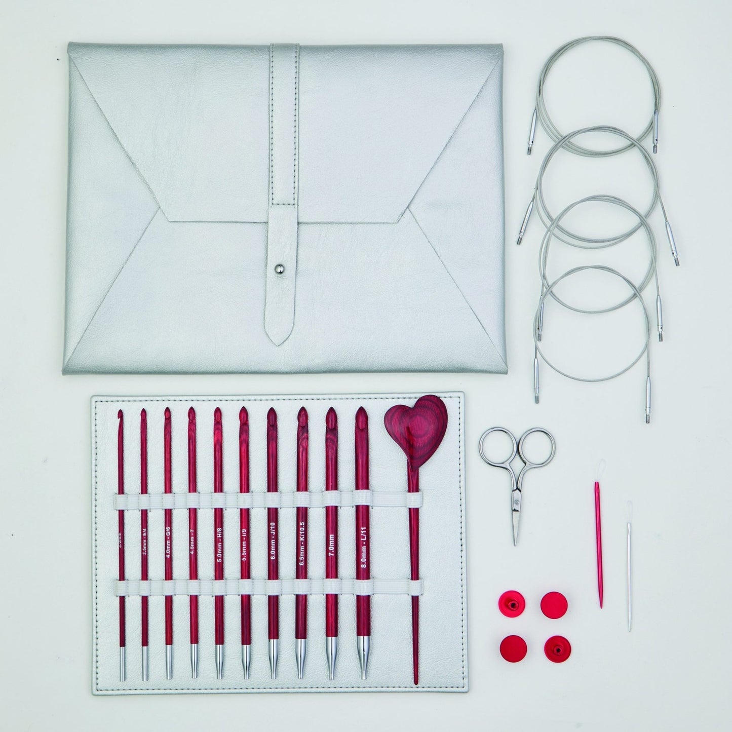 KnitPro - Amore - Tunisian Crochet Hook Set - WoolAnn