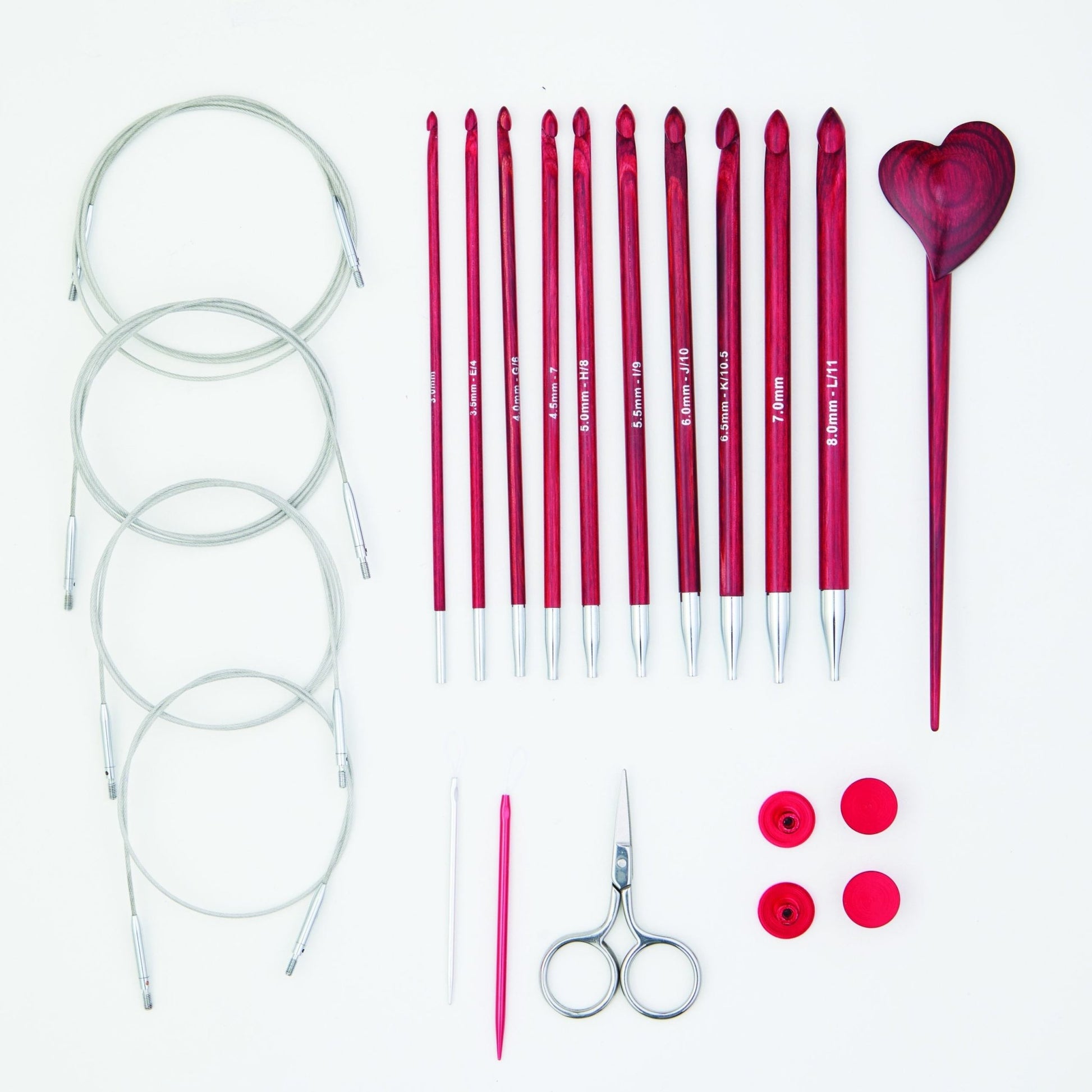KnitPro - Amore - Tunisian Crochet Hook Set - WoolAnn