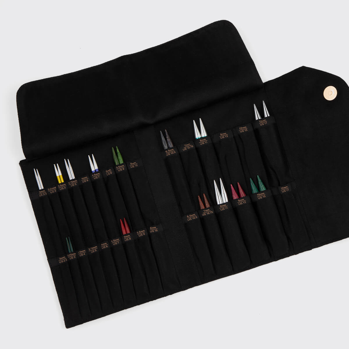 KnitPro - Coal Collection - Interchangeable Needle Case - WoolAnn