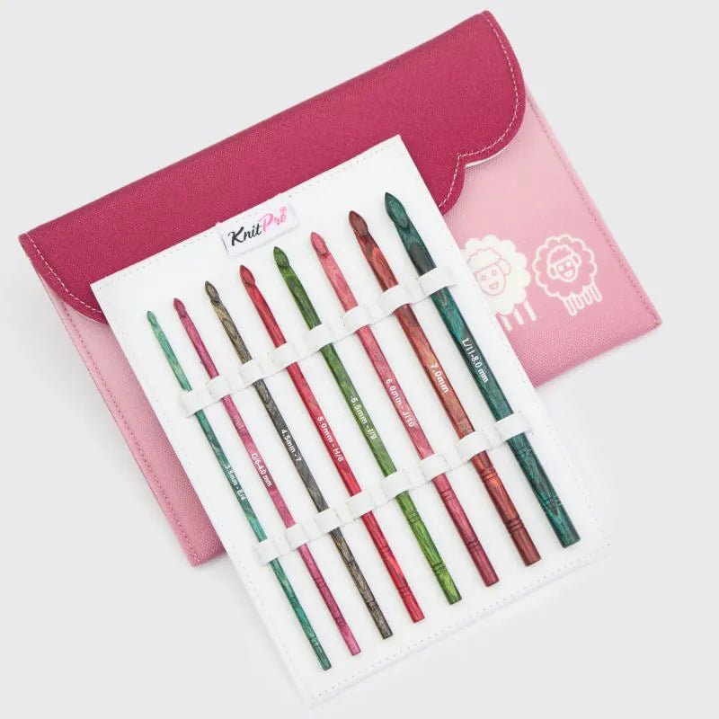 KnitPro - Dreamz - Deluxe Single Ended Crochet Hook Set - WoolAnn