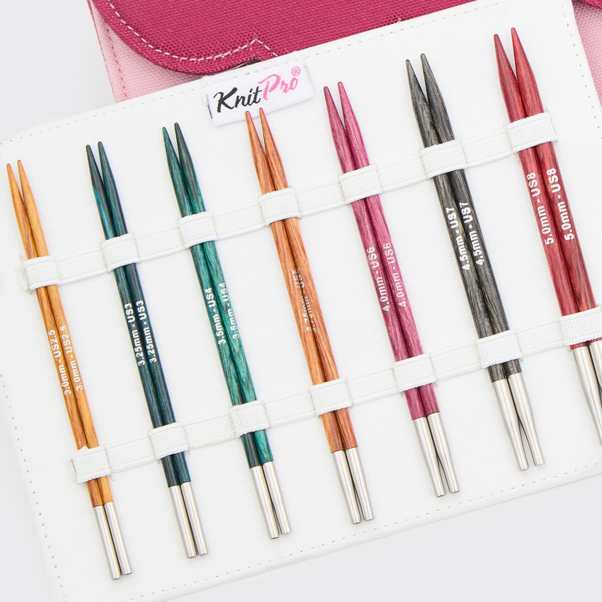 KnitPro - Dreamz - Midi Wood Interchangeable Needle Set - WoolAnn