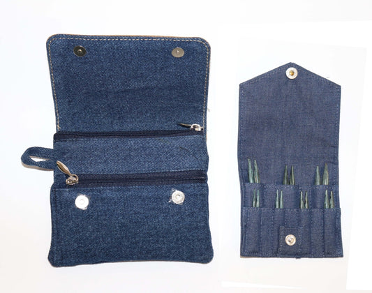 KnitPro - Indigo - Wood Mini Interchangeable Needle Set - WoolAnn