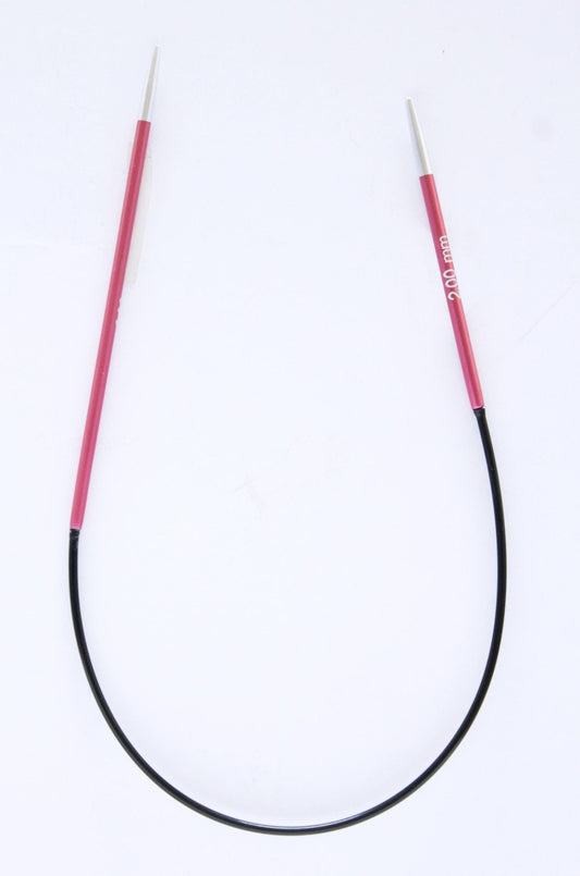 KnitPro - Zing - Asymmetrical 25cm Fixed circular needles - WoolAnn