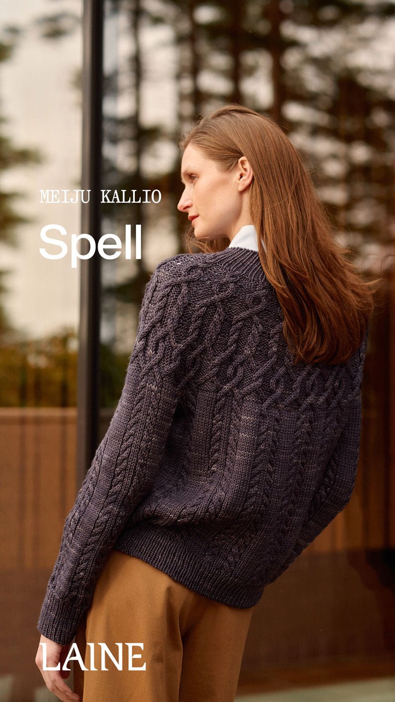 Laine Publishing - Entwined: Cables, Lace and Knitted Textures by Meiju Kallio - WoolAnn