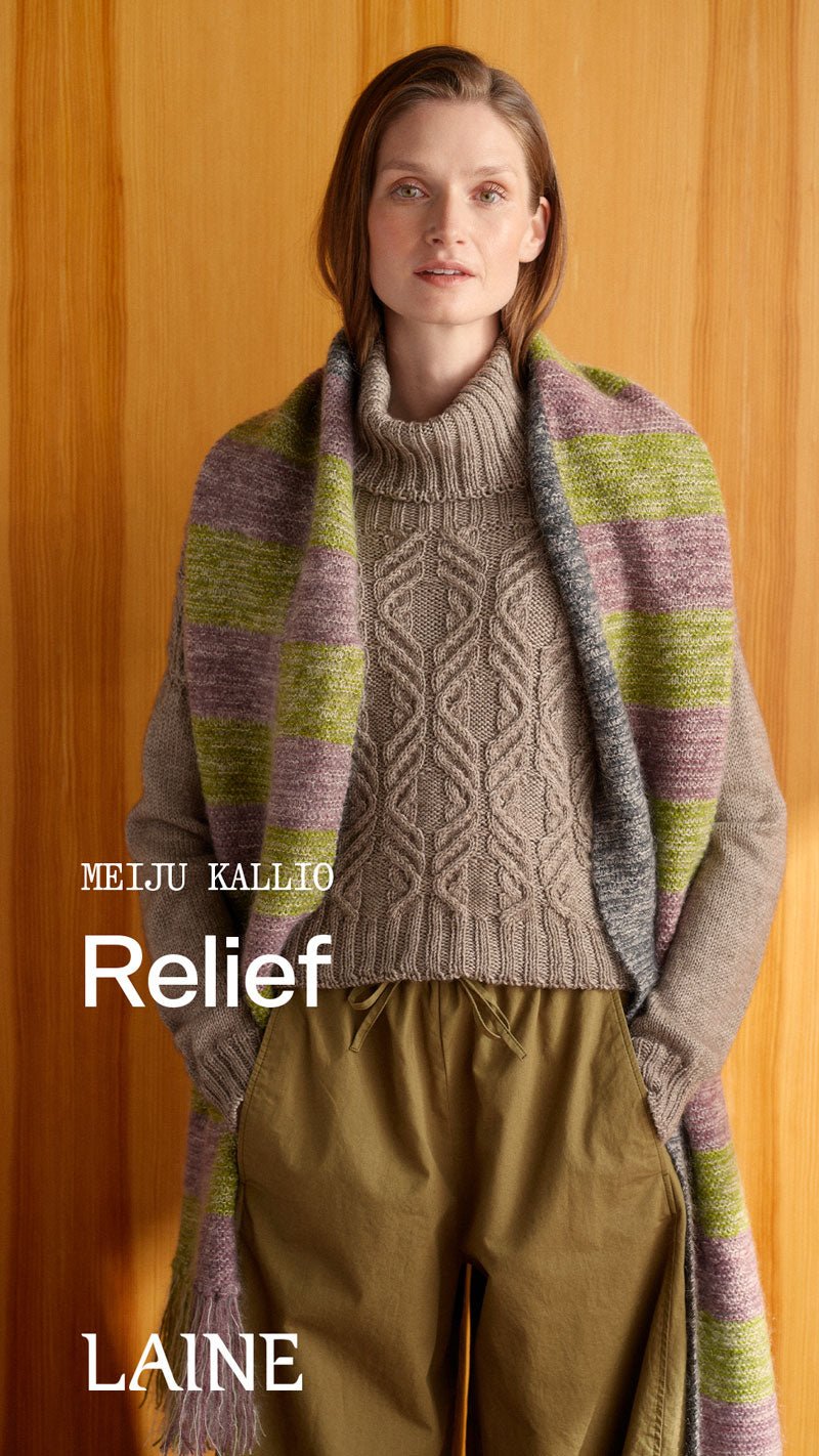 Laine Publishing - Entwined: Cables, Lace and Knitted Textures by Meiju Kallio - WoolAnn