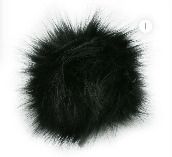 We are knitters - Pom Pom - Black - WoolAnn