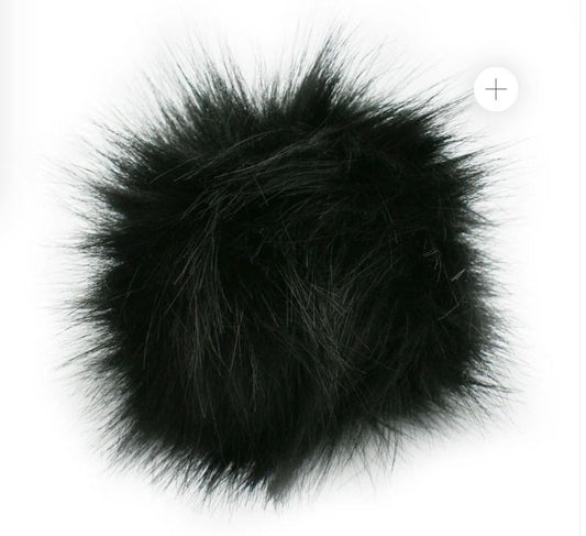 We are knitters - Pom Pom - Black - WoolAnn