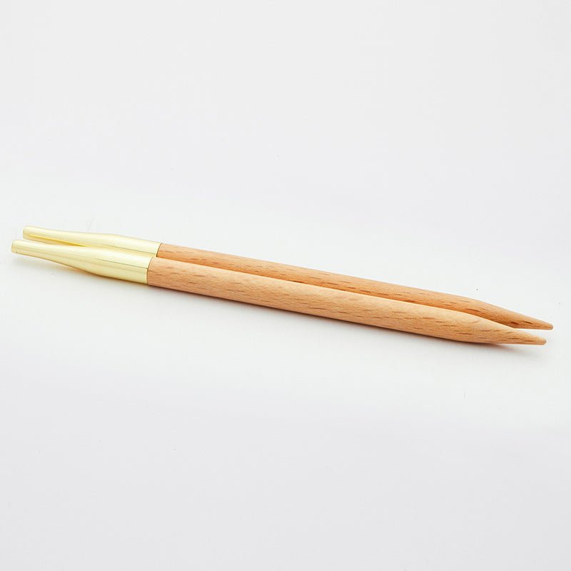 KnitPro Interchangeable Circular Knitting Needle Shanks - Basix Birch - WoolAnn