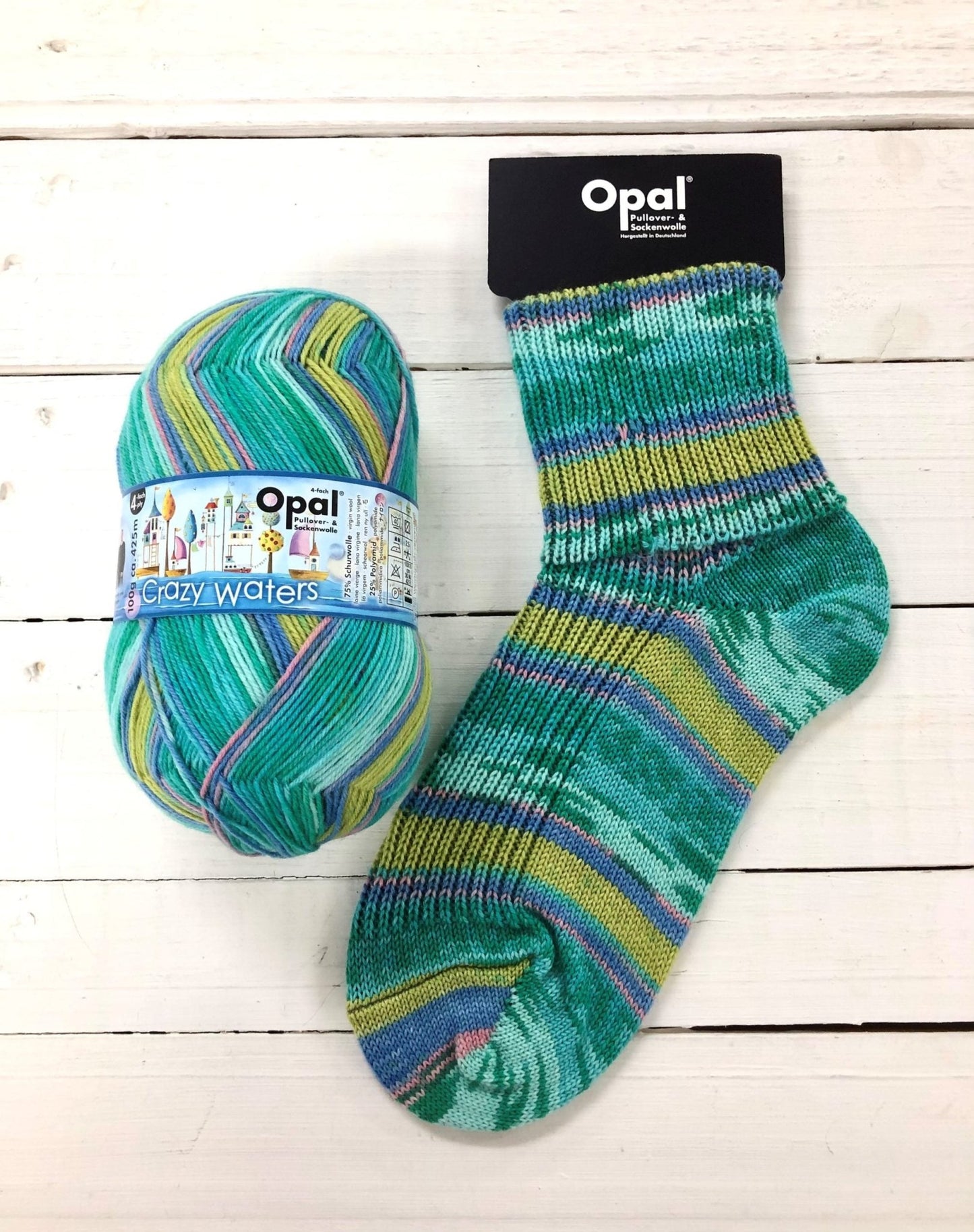 Opal Crazy Water 4ply - WoolAnn
